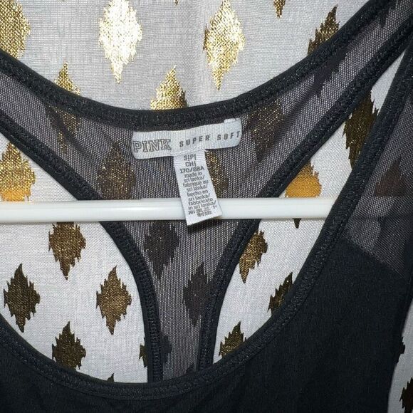Victoria’s Secret PINK AFTER THIS I’M GETTING TACOS super soft tank top size S ￼ - Picture 4 of 6